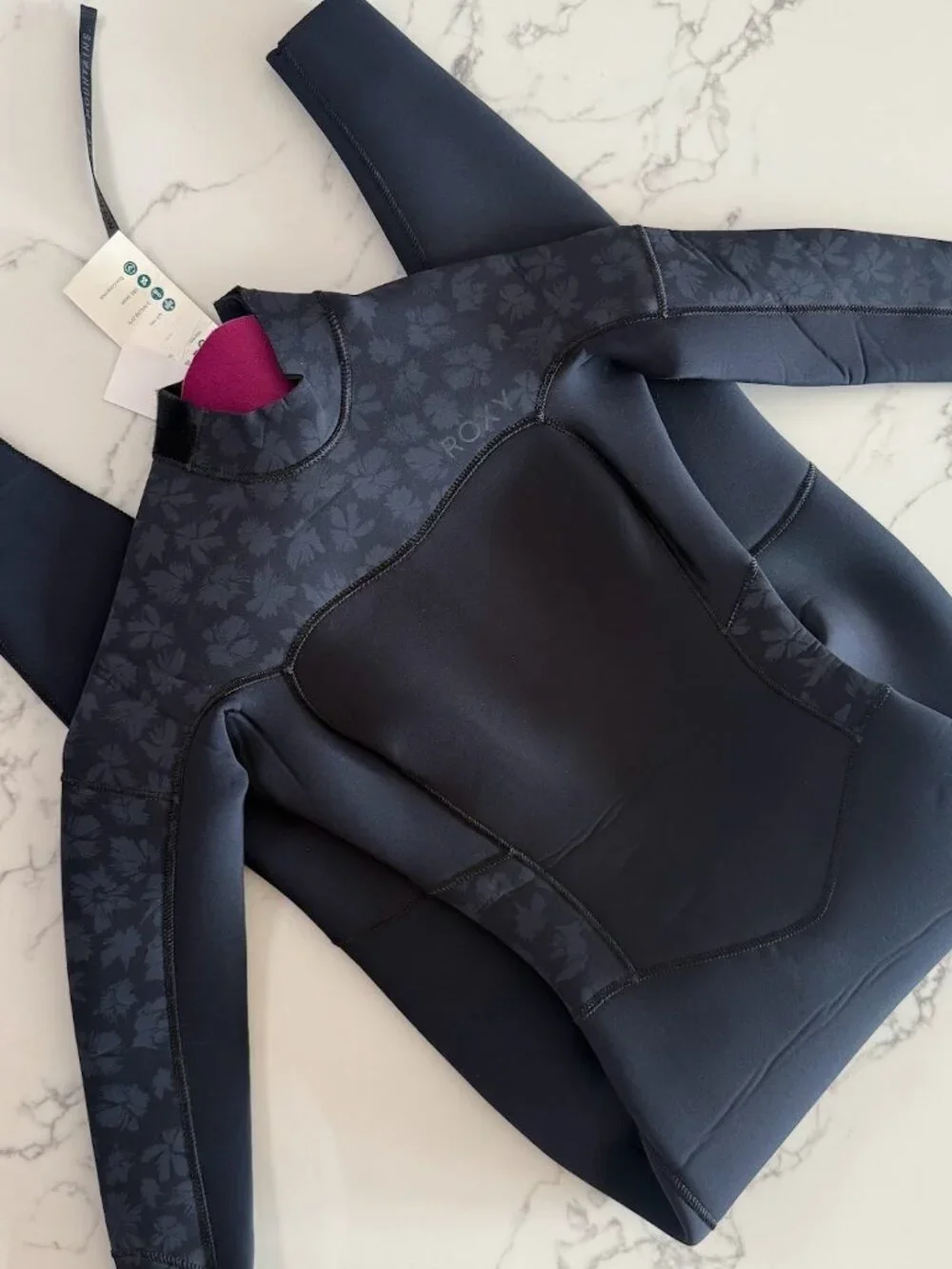 Roxy Swell Series 4/3mm Back-Zip Wetsuit - Black - Size 2